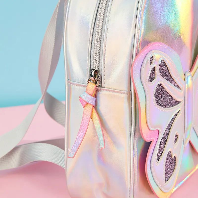 Cute Butterfly Backpack Glitter Fashion Casual Little Girl Accessory Backpack Children's