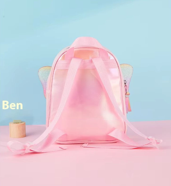 Cute Butterfly Backpack Glitter Fashion Casual Little Girl Accessory Backpack Children's