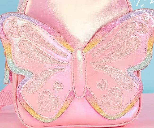 Cute Butterfly Backpack Glitter Fashion Casual Little Girl Accessory Backpack Children's