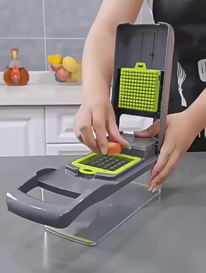 14/16 in 1 Multifunctional Vegetable Chopper Onion Chopper Handle Food Grate Food Chopper Kitchen Vegetable Slicer Dicer Cut